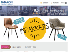 Tablet Screenshot of maron.nl